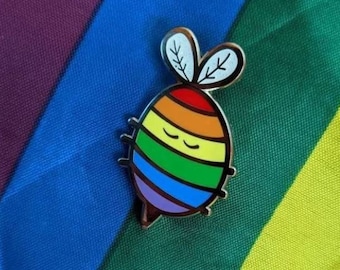 Diversity Bee Series Hard Enamel Pin / Lapel Pin / Art Badge