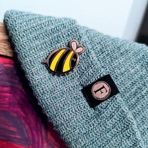 Yellow Jacket Bee Hard Enamel Pin / Lapel Pin / Art Badge