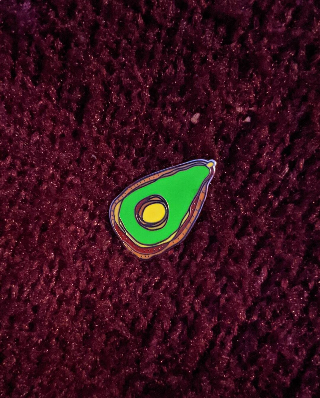 Avocado Lover Hard Enamel Pin / Lapel Pin / Art Badge - Etsy