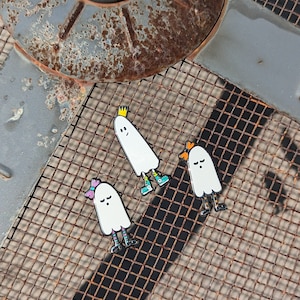 Ghost Kids Hard Enamel Pin / Lapel Pin / Art Badge