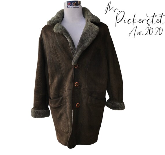 Vintage YSL shearling coat
