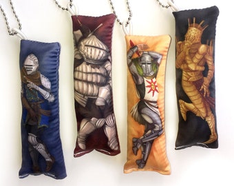 Dark Souls Pillow Keychains