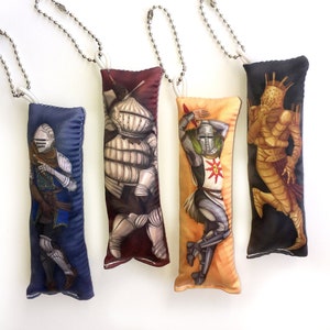 Dark Souls Pillow Keychains