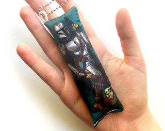 The Mandalorian Pillow Keychain