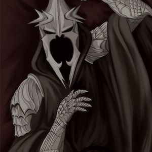 Witch-king of Angmar Body Pillow Case image 2