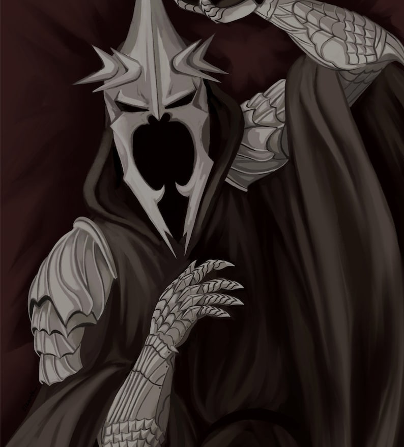 Witch-king of Angmar Body Pillow Case image 2