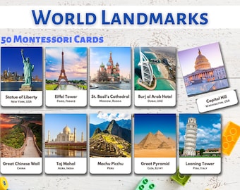 famous landmarks etsy