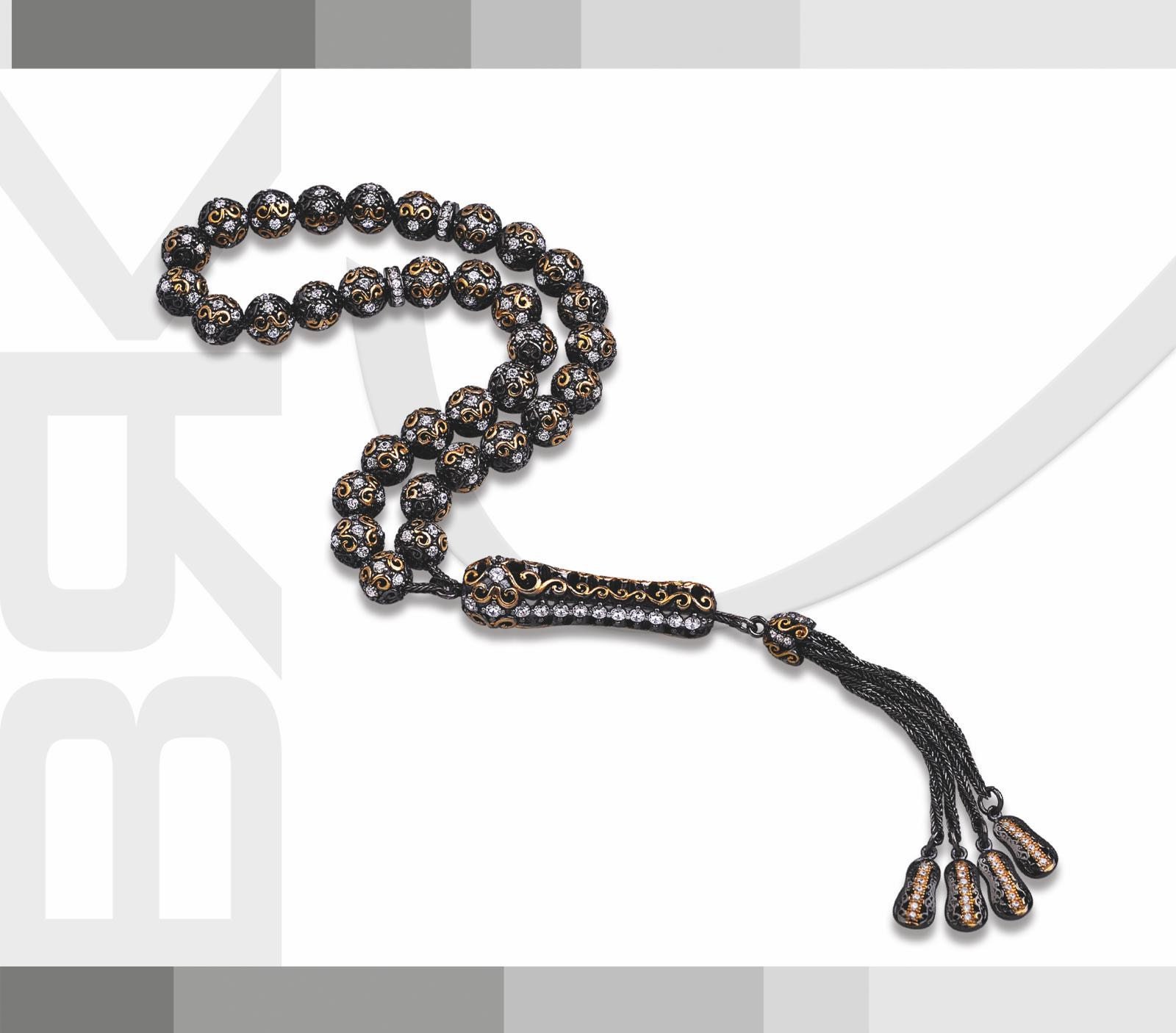 Turkish rosary prayer beads silver tasbih Etsy