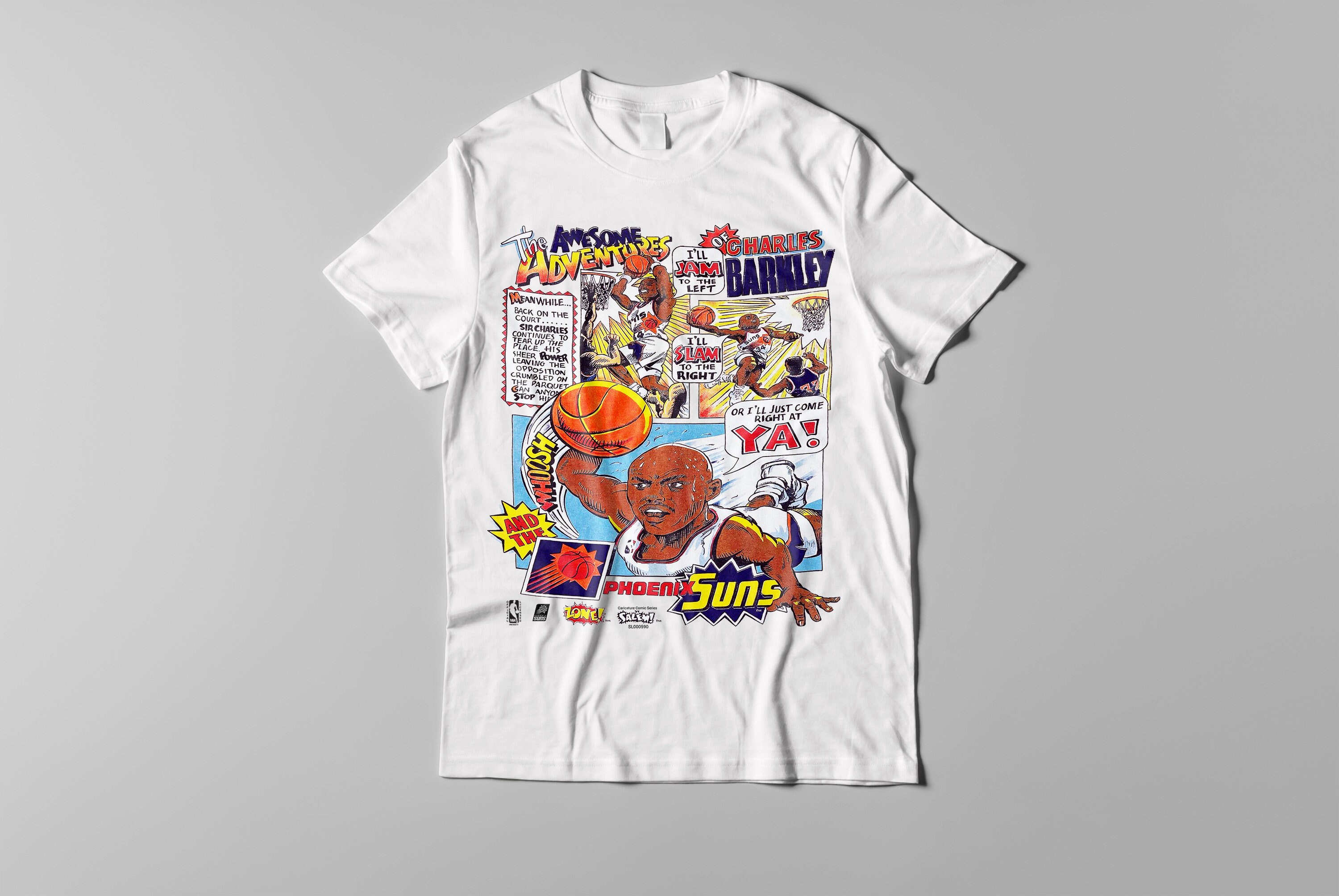 Milwaukee Bucks: 1990's Nutmeg Mills Graphic Spellout Tee (S