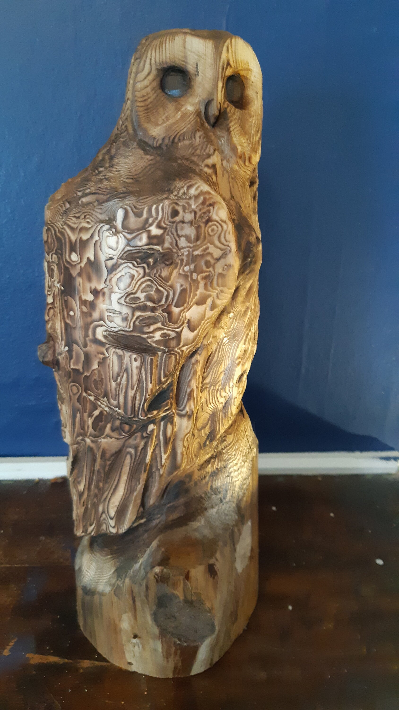 Chainsaw Carved Owl Etsy