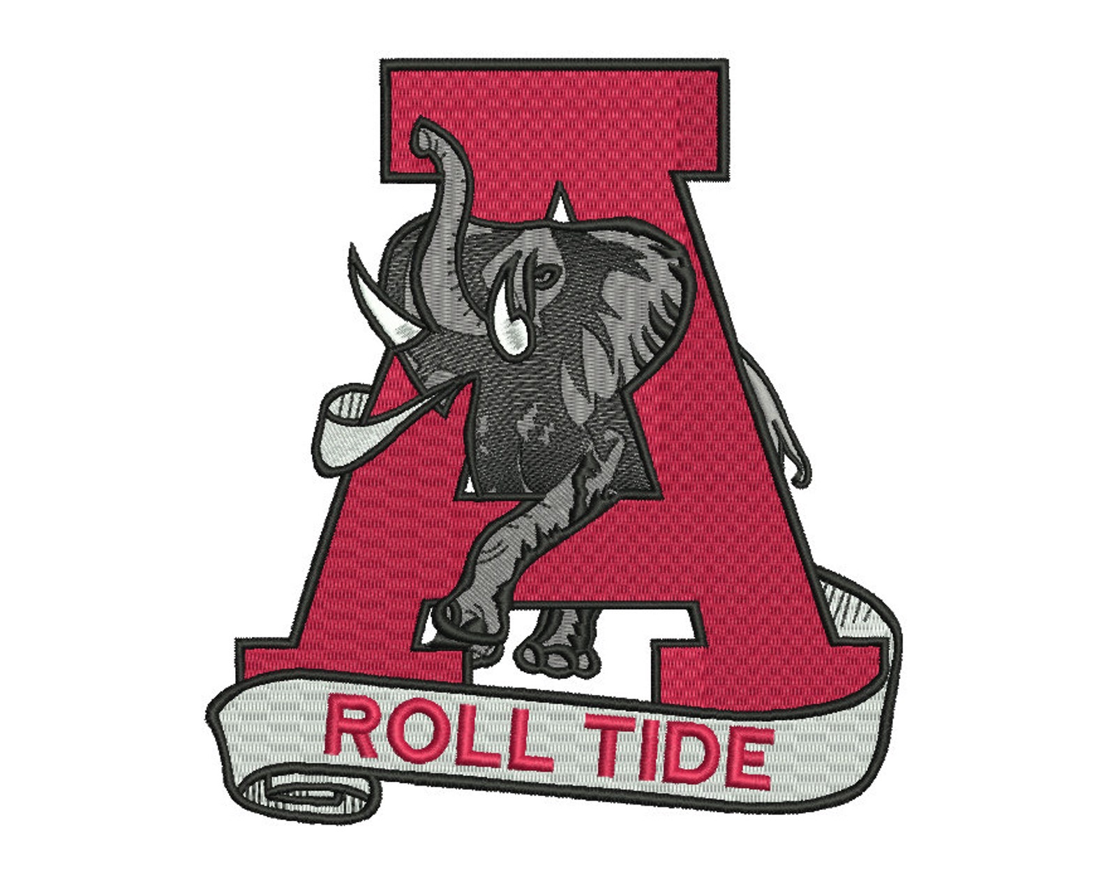 Alabama Crimson Tide Embroidery Design 4 4 SIZES Etsy