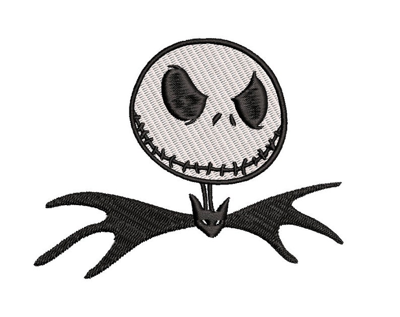 Jack Skellington Embroidery Design 4 SIZES Etsy