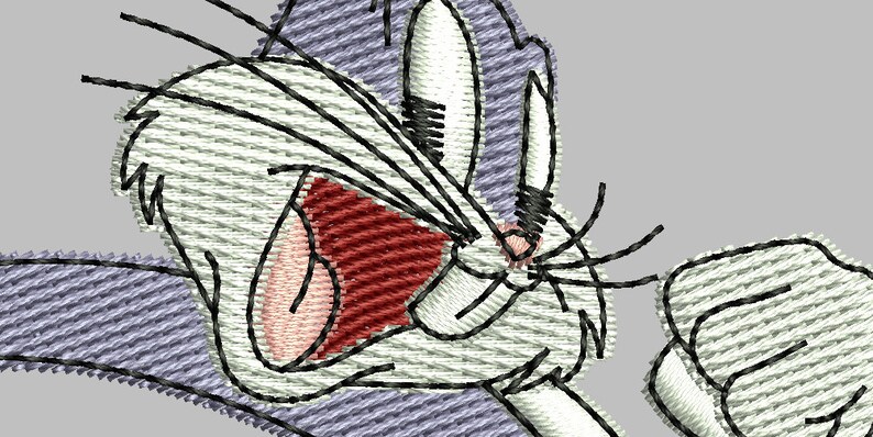 Bugs bunny embroidery design 3 sizes  etsy Bugs bunny embroidery design 3 sizes  etsy