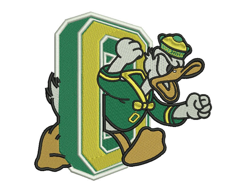 Oregon Ducks Embroidery Design 2 4 SIZES Etsy