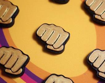 Emoji Fist Bump Kandi Charm