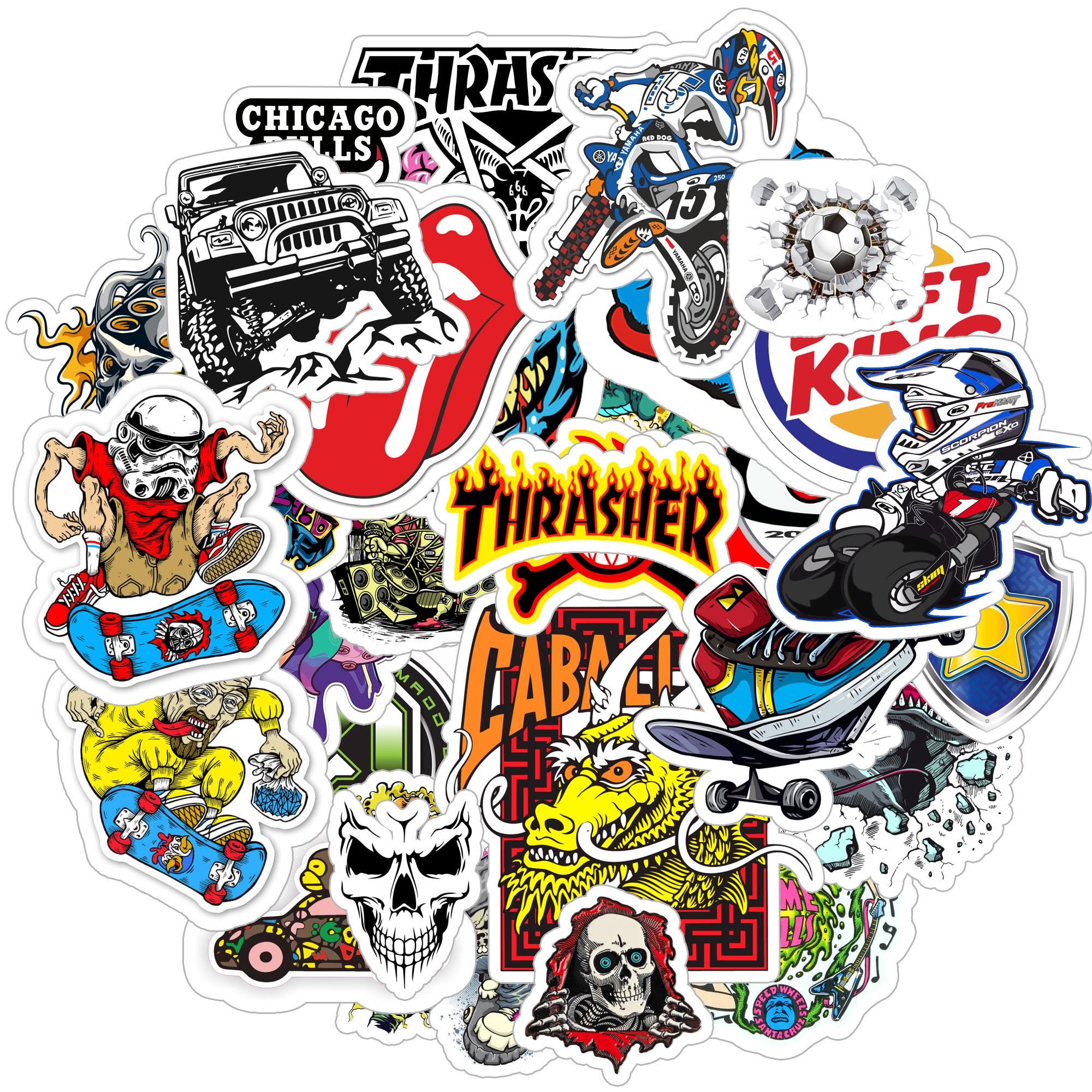 50 Stuks Retro Camera Stickers – Waterdicht Vinyl – Voor Laptop, Skateboard, Motor, Fiets, Koffer & Meer – Graffiti- En Street Art Stijl