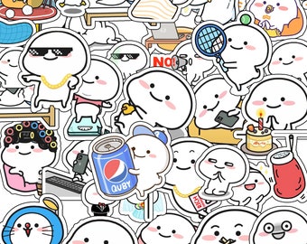 120 pcs Pentol Stickers Cute Quby Stickers for Laptops Skateboard