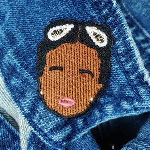 SHE IS UNAPOLOGETIC Patch Full Fill Large » AFROCENTRIC EMBROIDERY