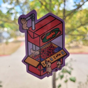CRANE MACHINE STICKER