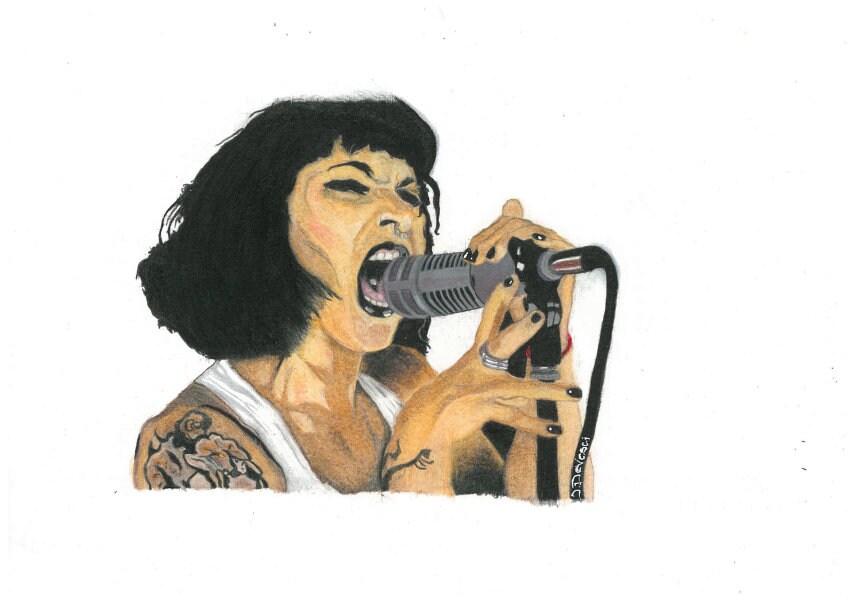 Tatiana Jinjer Pisces Color Pencil Print 8x10