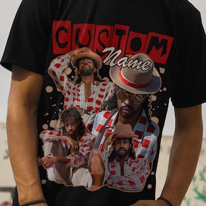 Personalized Vintage Bootleg T shirts Custom Face T shirt 90s
