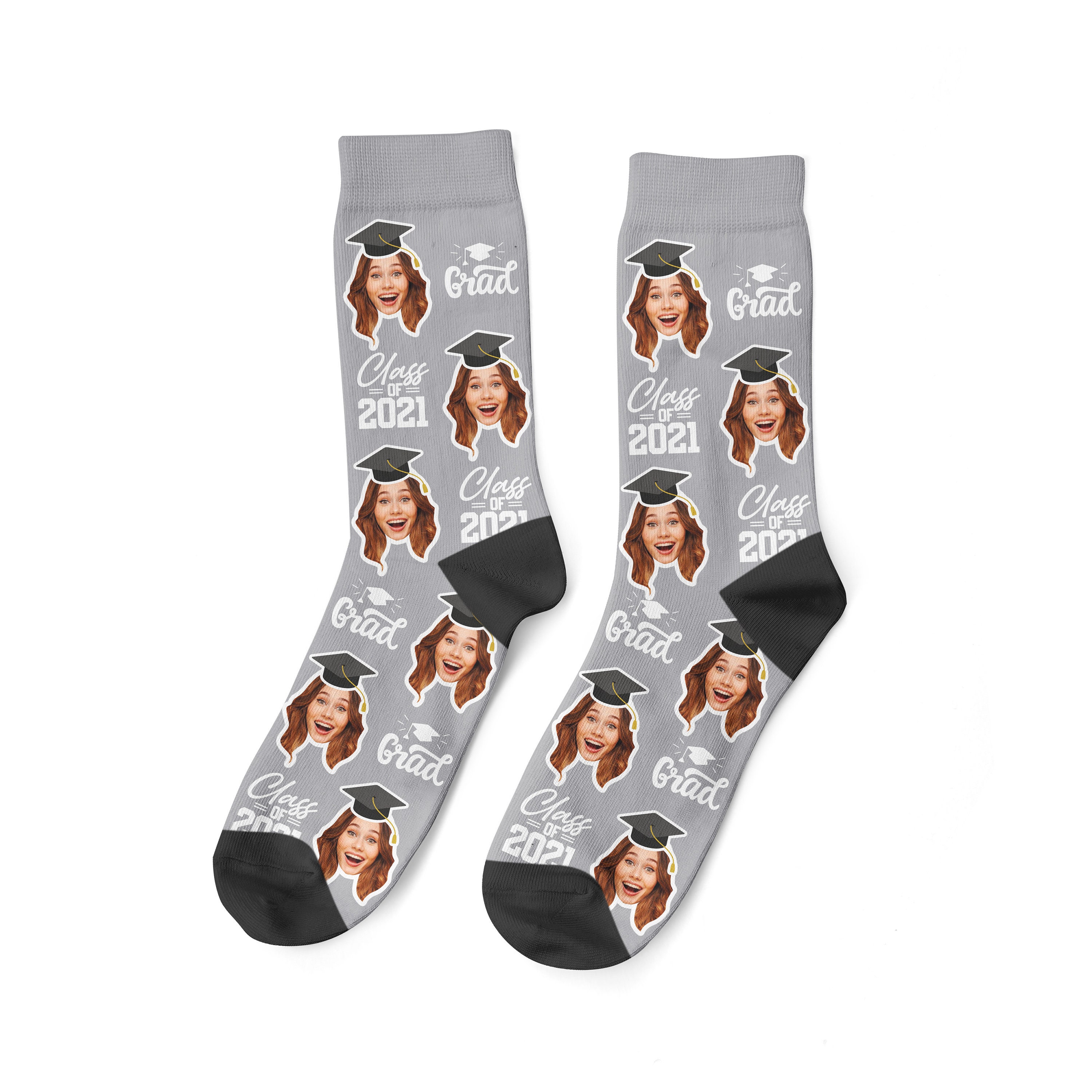 Graduation Custom Face Socks Personalized Socks Graduation Etsy Australia