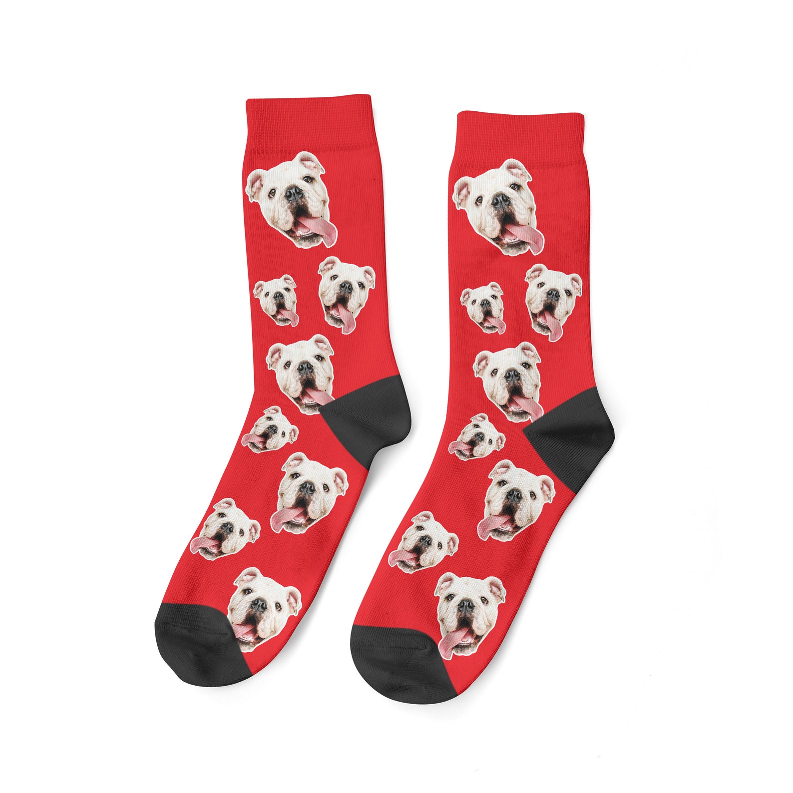 Custom Dog Socks Dog Photo Socks Gift for Dog Lovers Pet Etsy
