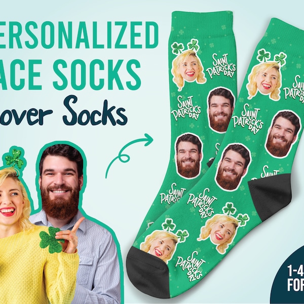 St Patrick Day Socks Etsy