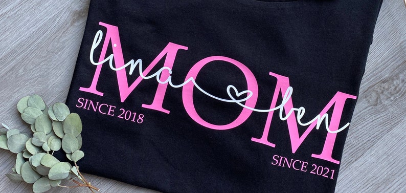 Mama Hoodie Mom Hoodie Kindernamen personalisiertes Muttertagsgeschenk personalisierter Mom Hoodie MOM Hoodie Bild 6