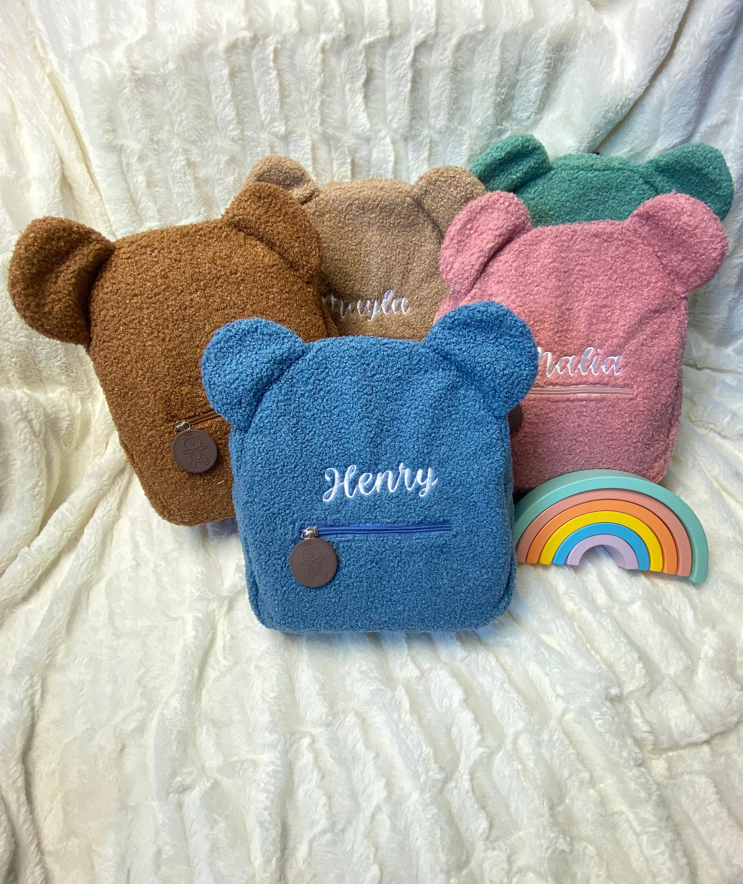 Blue Tree Kinder-Rucksack – Niedliches Plüschtier-Design, Verstellbar, Für Jungen & Mädchen