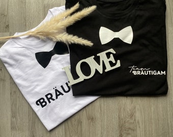 Personalisiertes JGA T-Shirt |  Junggesellenabschied T-Shirt | Bräutigam | Team Bräutigam | Geschenk | Hochzeit | JGA | Trauzeugen
