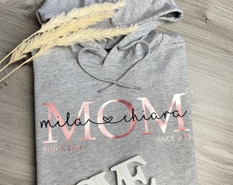 Mom Hoodie | Mom Hoodie Kids Names | personalized Mother's Day gift | personalized mom hoodie | MOM Hoodie