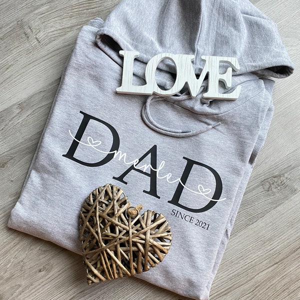 Dad Hoodie | Dad Hoodie Kids Names | personalized Father's Day gift | personalized dad hoodie | DAD hoodie