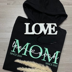 Mom Hoodie Mom Hoodie Kids Names personalized Mother's Day gift personalized mom hoodie MOM Hoodie image 8
