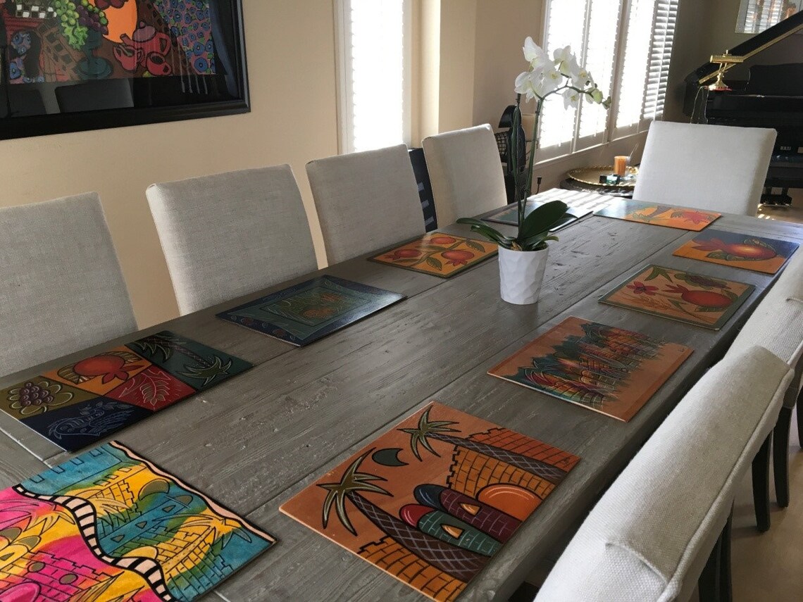 Judaica Home Decor Original Fine Art Jerusalem Art Passover Etsy