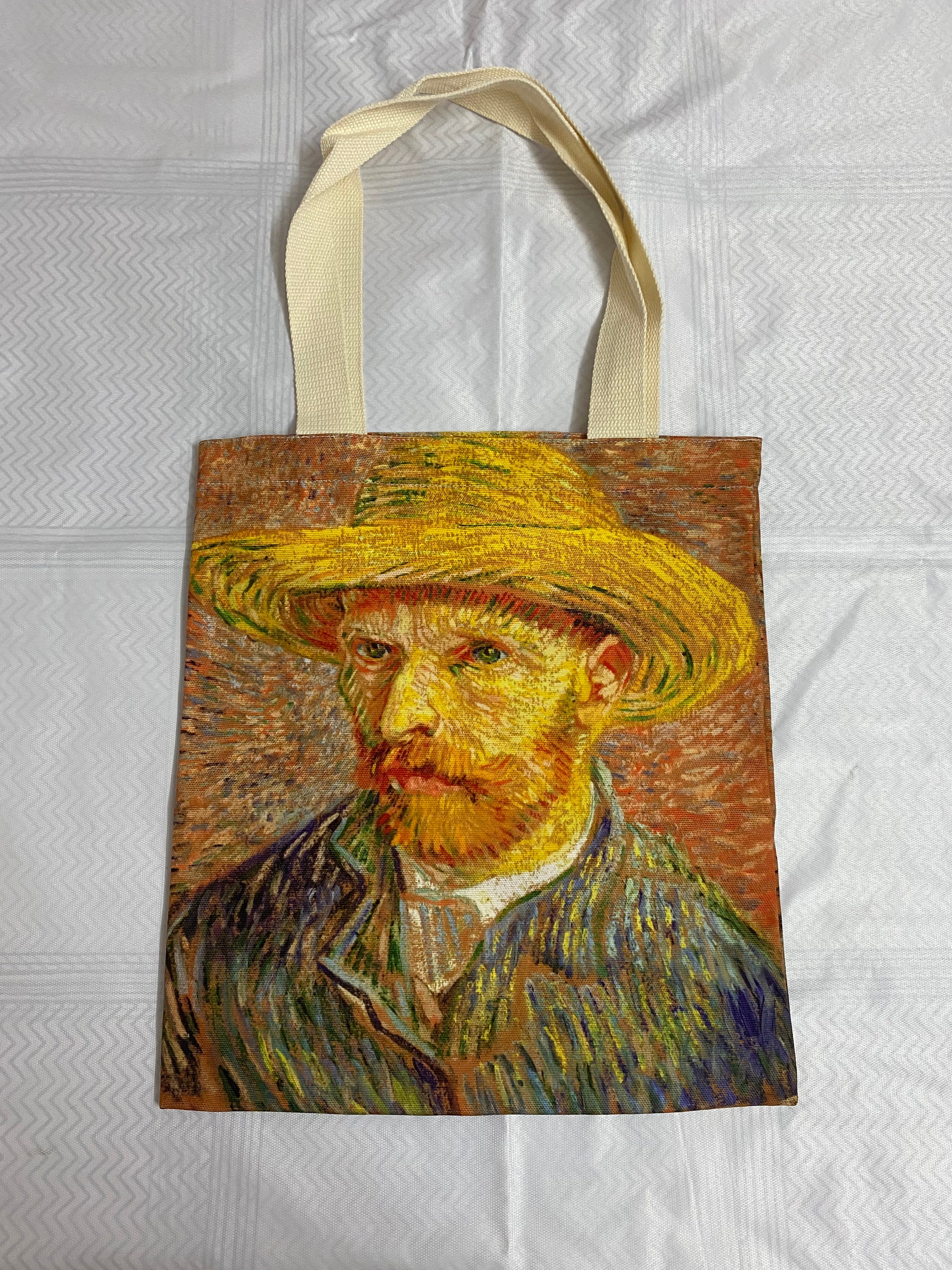 Van Gogh Self Portrait Tote Bag made from canvas Classic Etsy