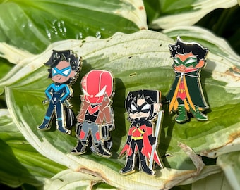 Batboys enamel pins