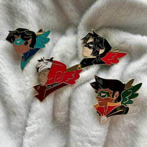 Bird boys enamel pins