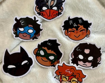 Robins and friends Stickers
