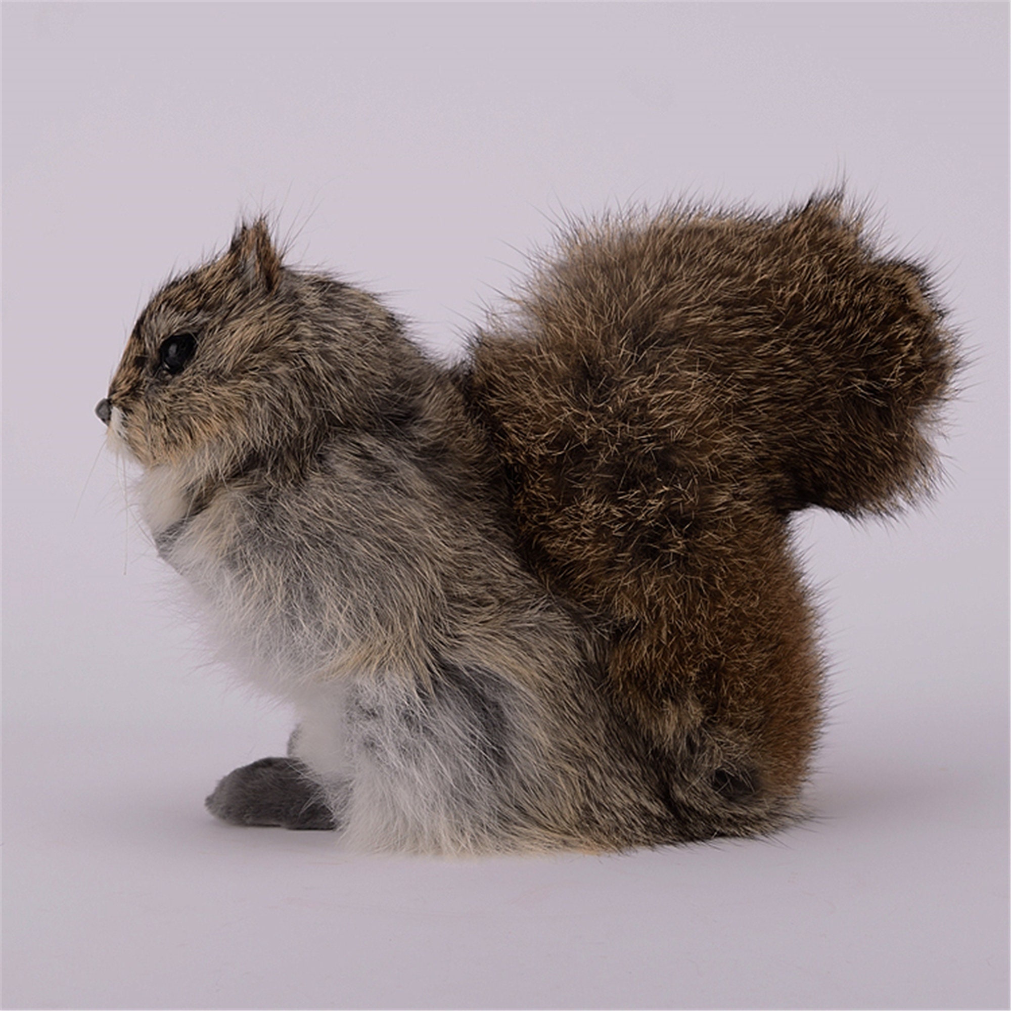 Simulated Squirrel Model Solid Squirrel Miniature Squirrel Etsy
