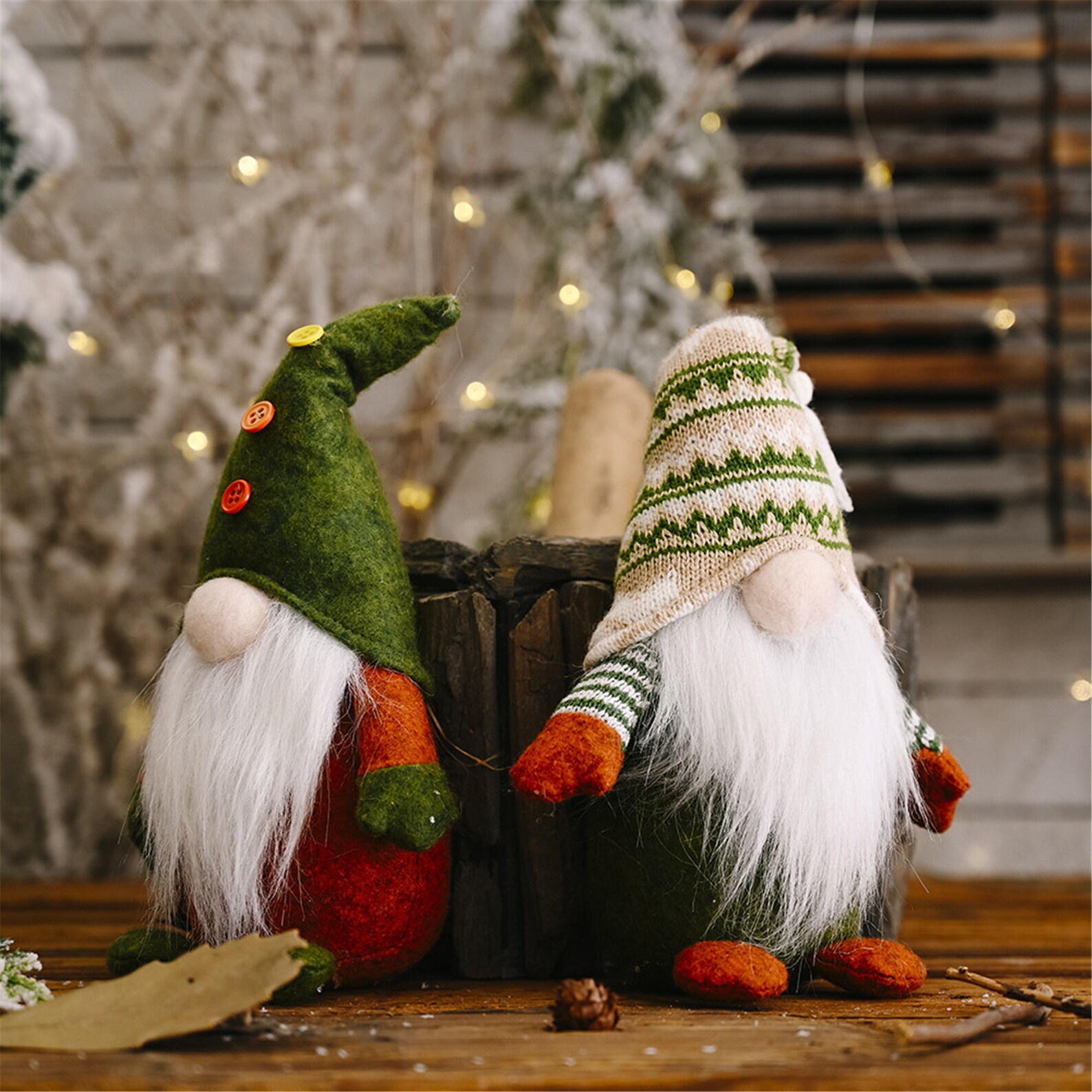 New Forest Gnome plush toy design Holiday green hat with | Etsy