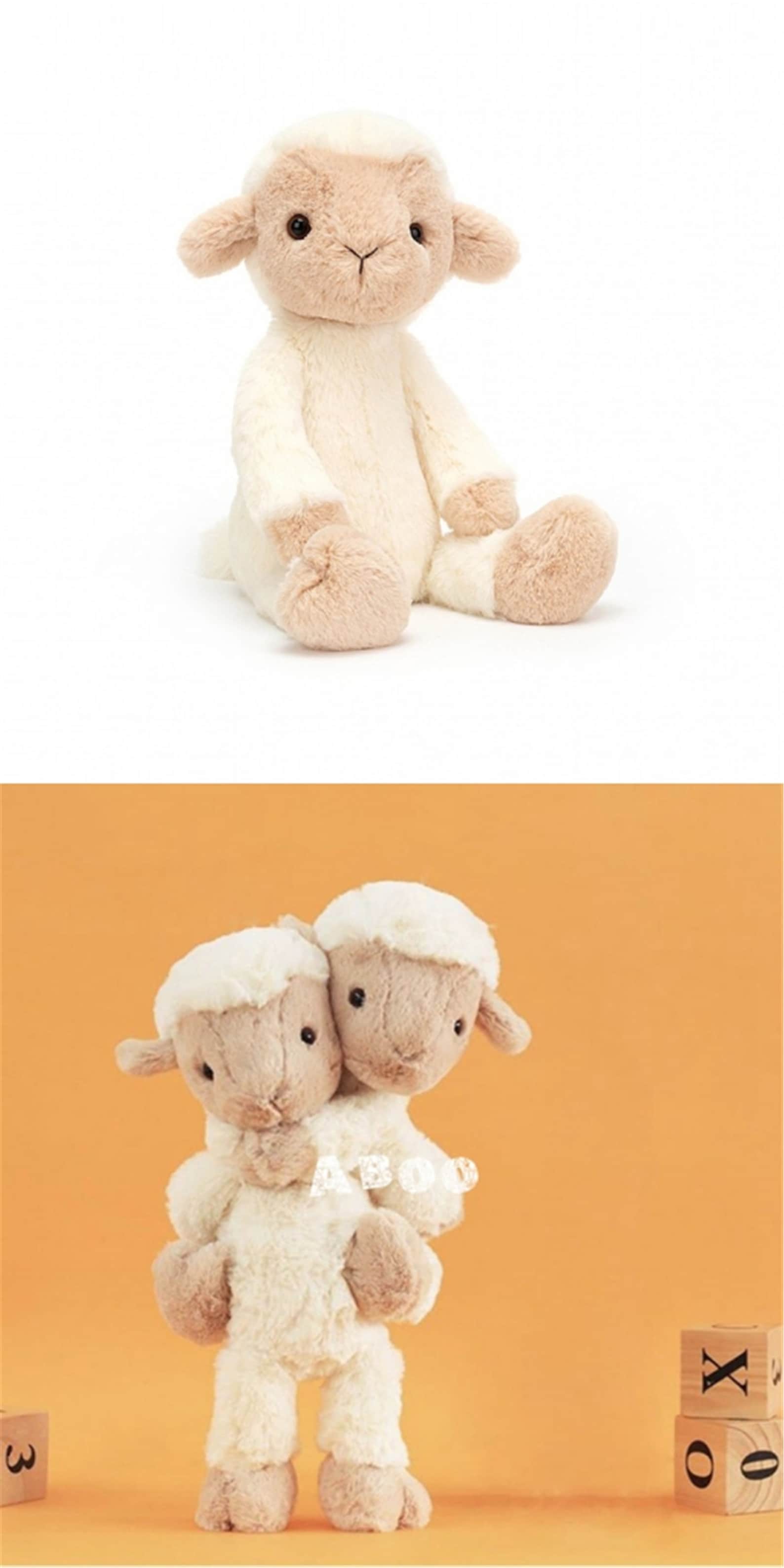 Lamb baby Plush lamb for kids Soft lamb plushie Lamb Etsy