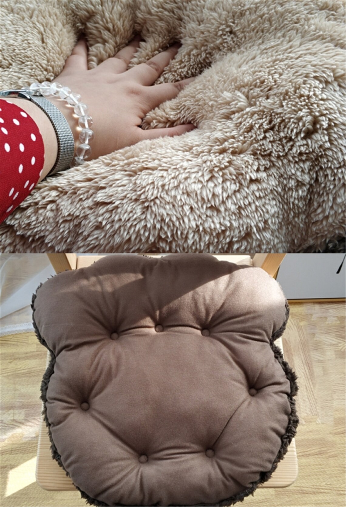 Many colorsLovely Bear Paw Cushion Chair Brown Paw soft Etsy