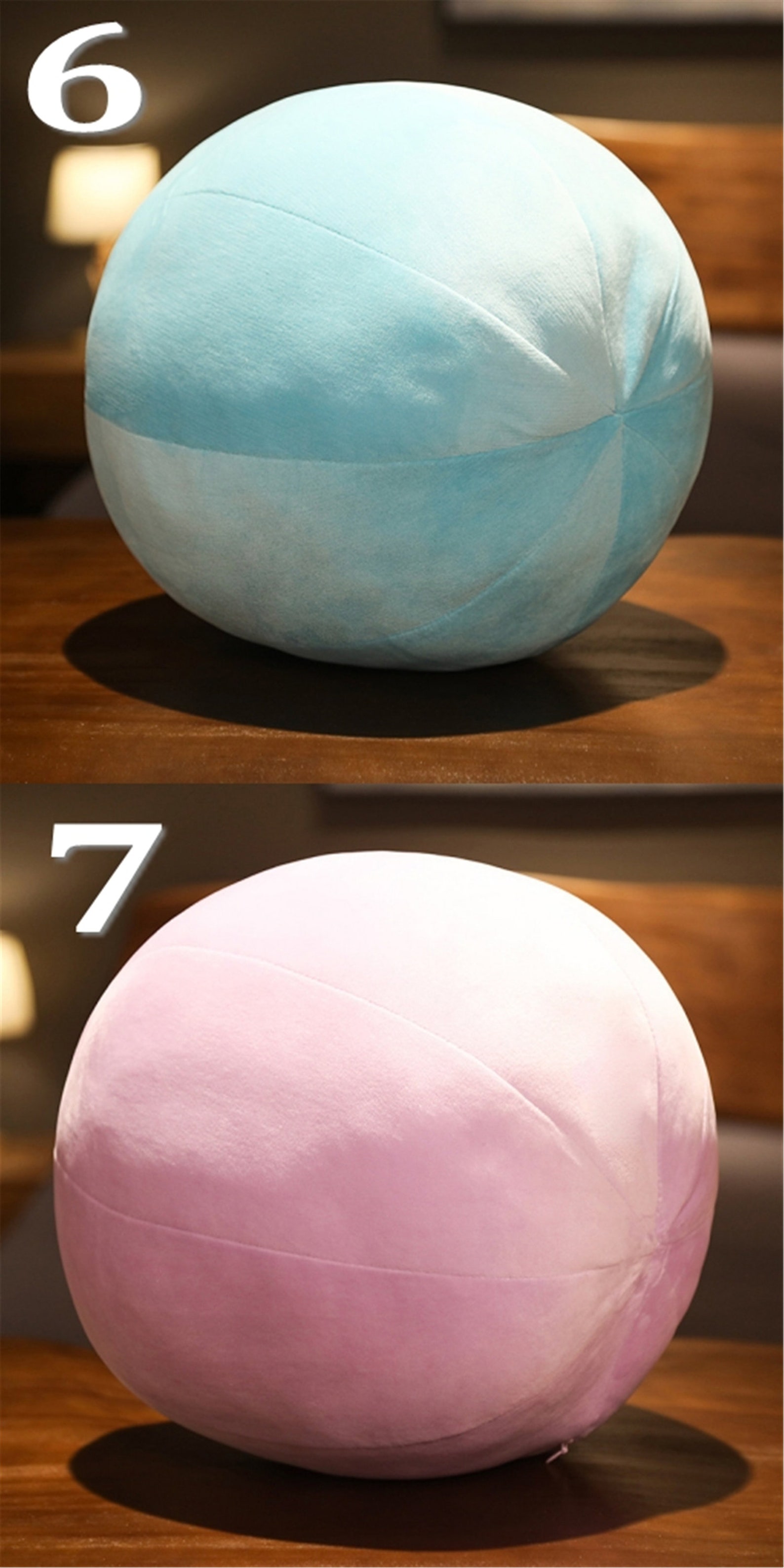 11.8'' Colorful Round Ball Spherical Pillow Etsy
