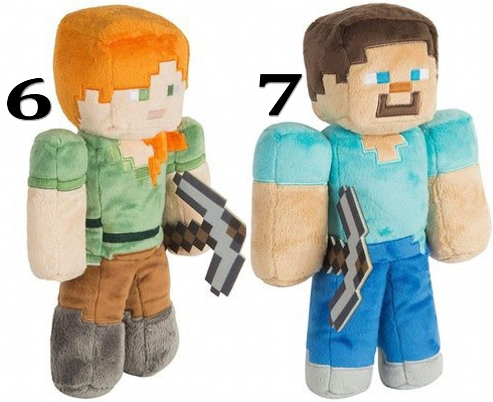 Minecraft plush toy My World plushie Game figure plush Game Etsy