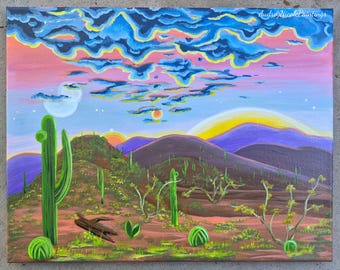 Daystar Desert - Original Canvastavla