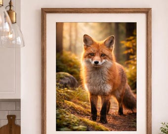 Forest Guardian — Rotfuchs im Waldlicht | Natur-Tierfotografie Druck