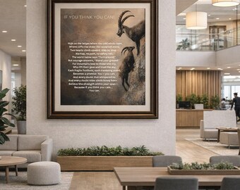 Bergziege Poesie – Inspirierende Wildtier-Kunst (Digitaler Download)