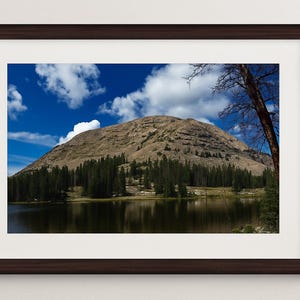 Mt. Watson Above Washington Lake – High Uintah Mountains Scenic Wall Art Print