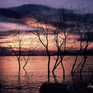 Sunset Reflections – Great Salt Lake, Utah